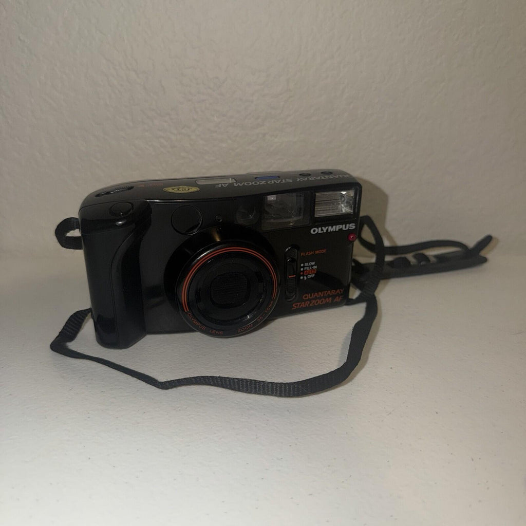 OLYMPUS QUANTARAY STAR ZOOM AF POINT & SHOOT CAMERA Film Camera Vintage