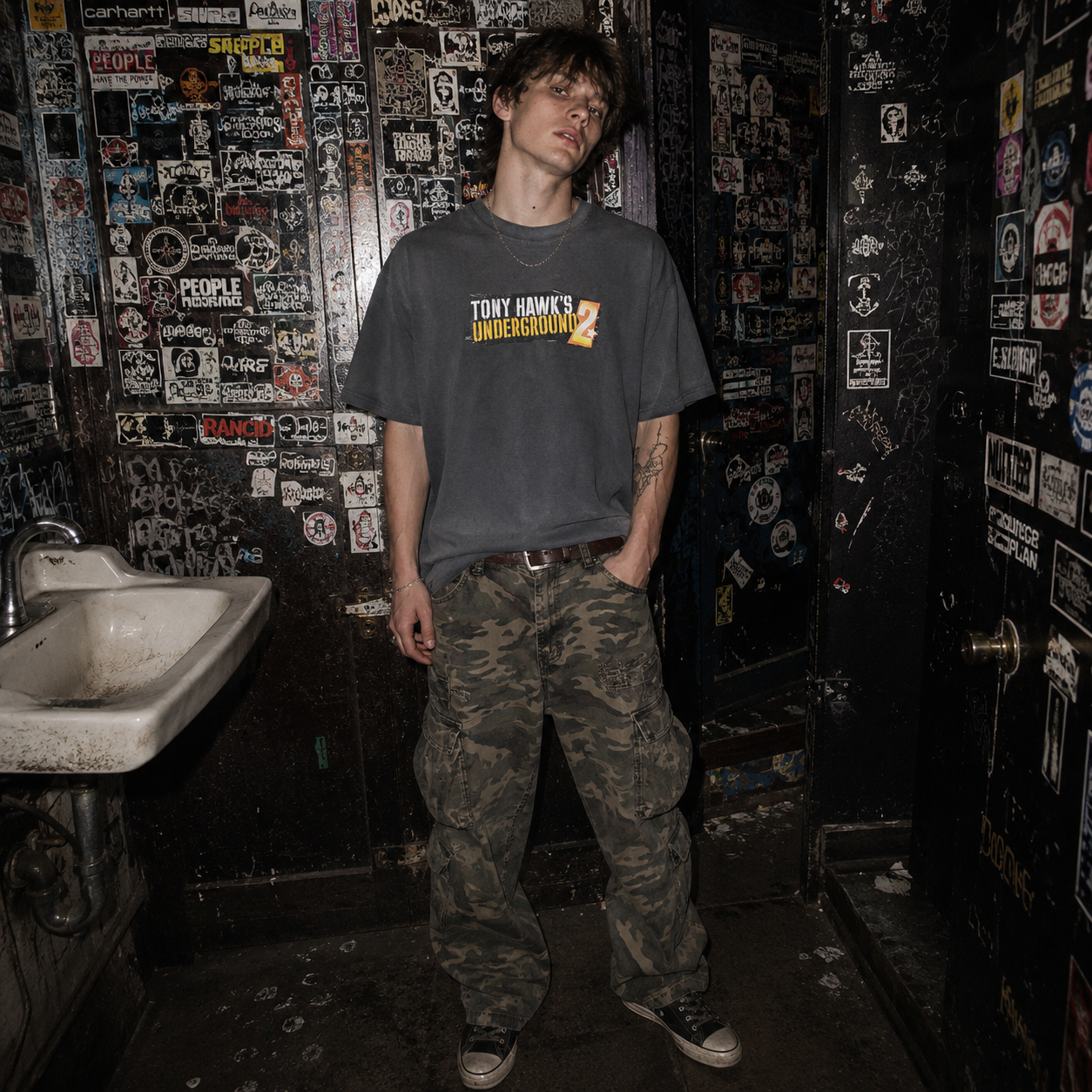 Tony Hawk Underground 2 LOGO Vintage T-Shirt