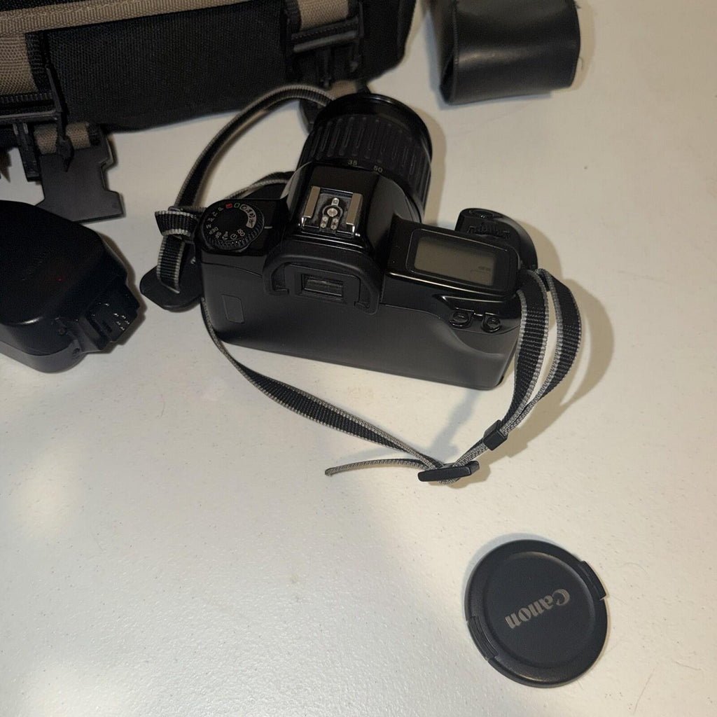 Canon EOS Rebel S II 35mm Camera +  Canon 35-80mm Zoom EF Lens Tested Works