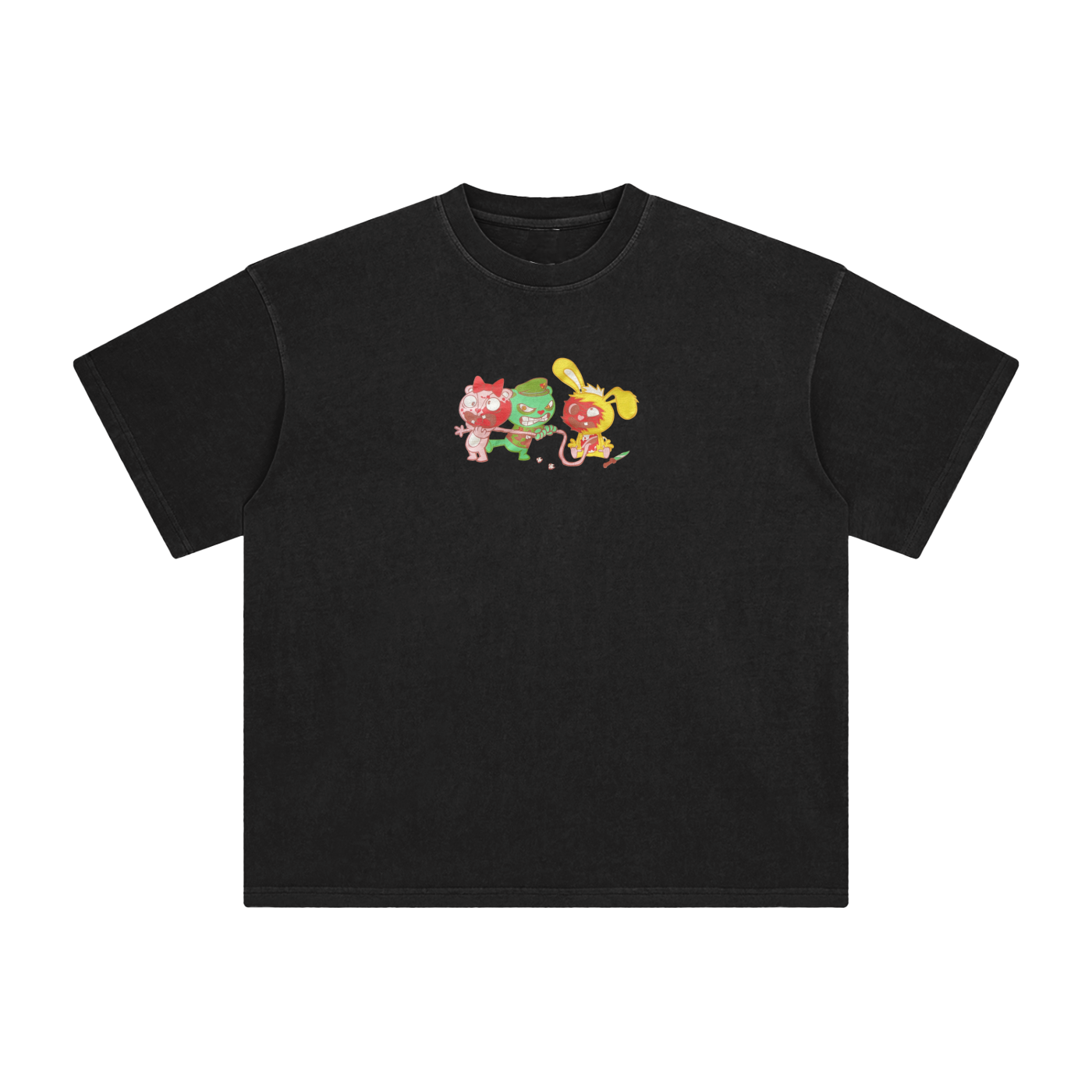 Happy Tree Friends Vintage T-Shirt "Evil Flippy"