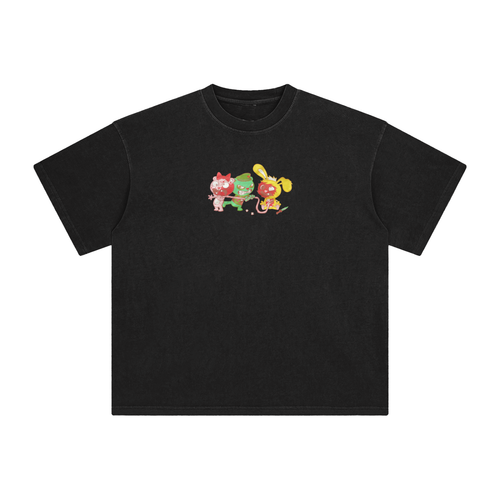 Happy Tree Friends Vintage T-Shirt "Evil Flippy"