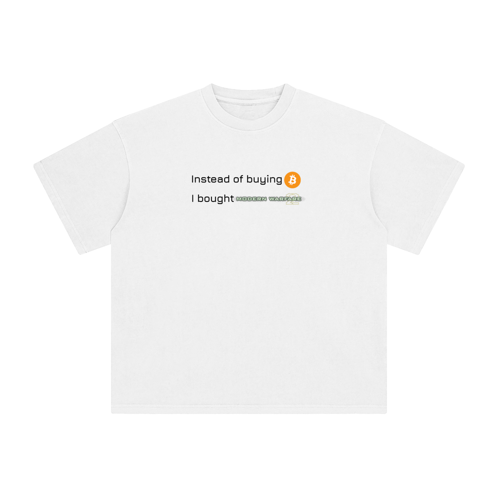 Instead of buying BTC I bought MW2 2009 VINTAGE T-SHIRT