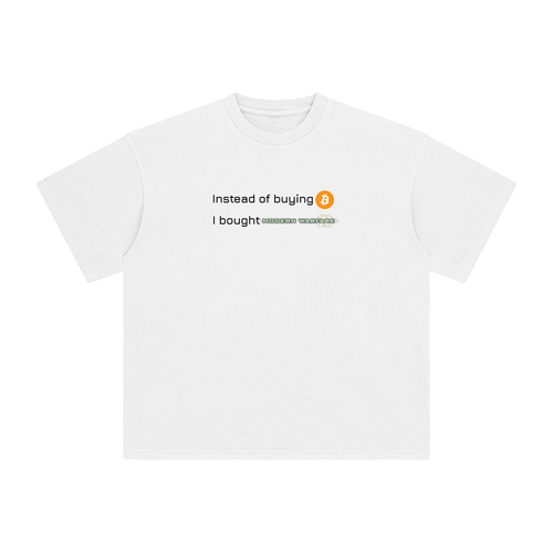 Instead of buying BTC I bought MW2 2009 VINTAGE T-SHIRT ODMPOD