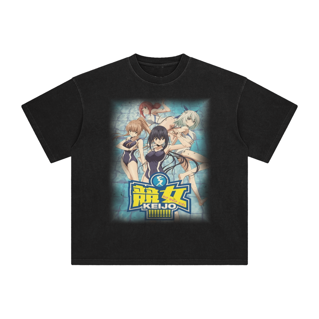 Vintage Keigo Anime T-Shirt Faded Y2k 2000s