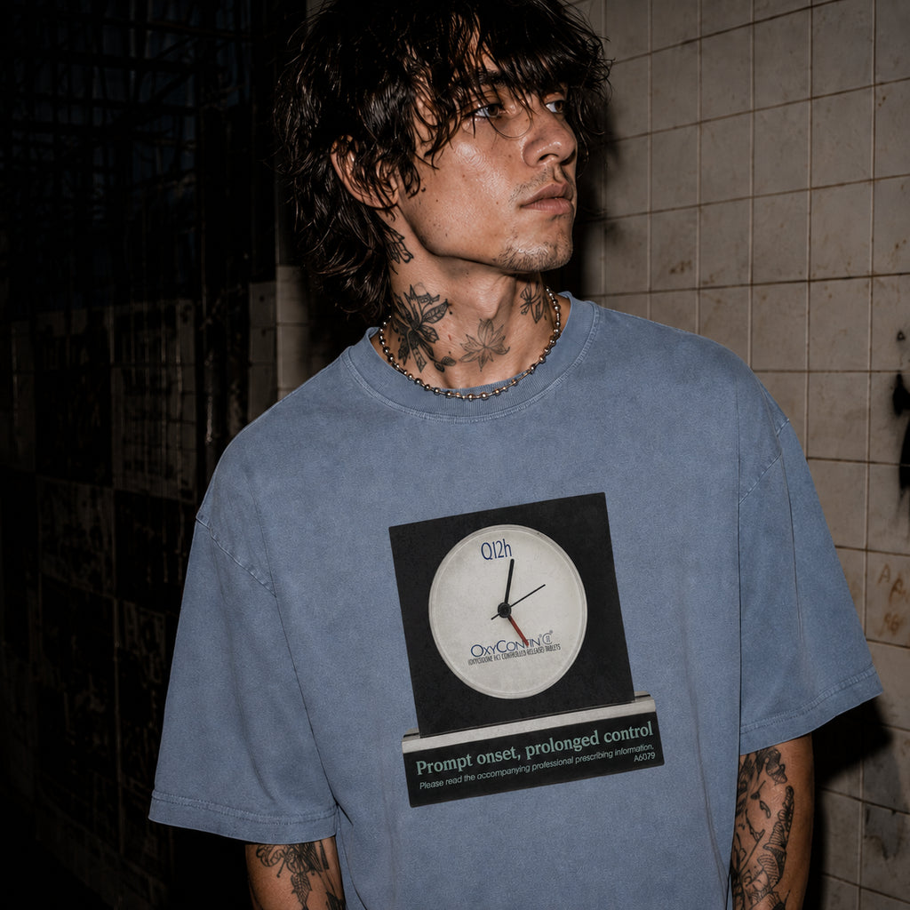 Vintage OXY PERC "promotional clock" T-SHIRT