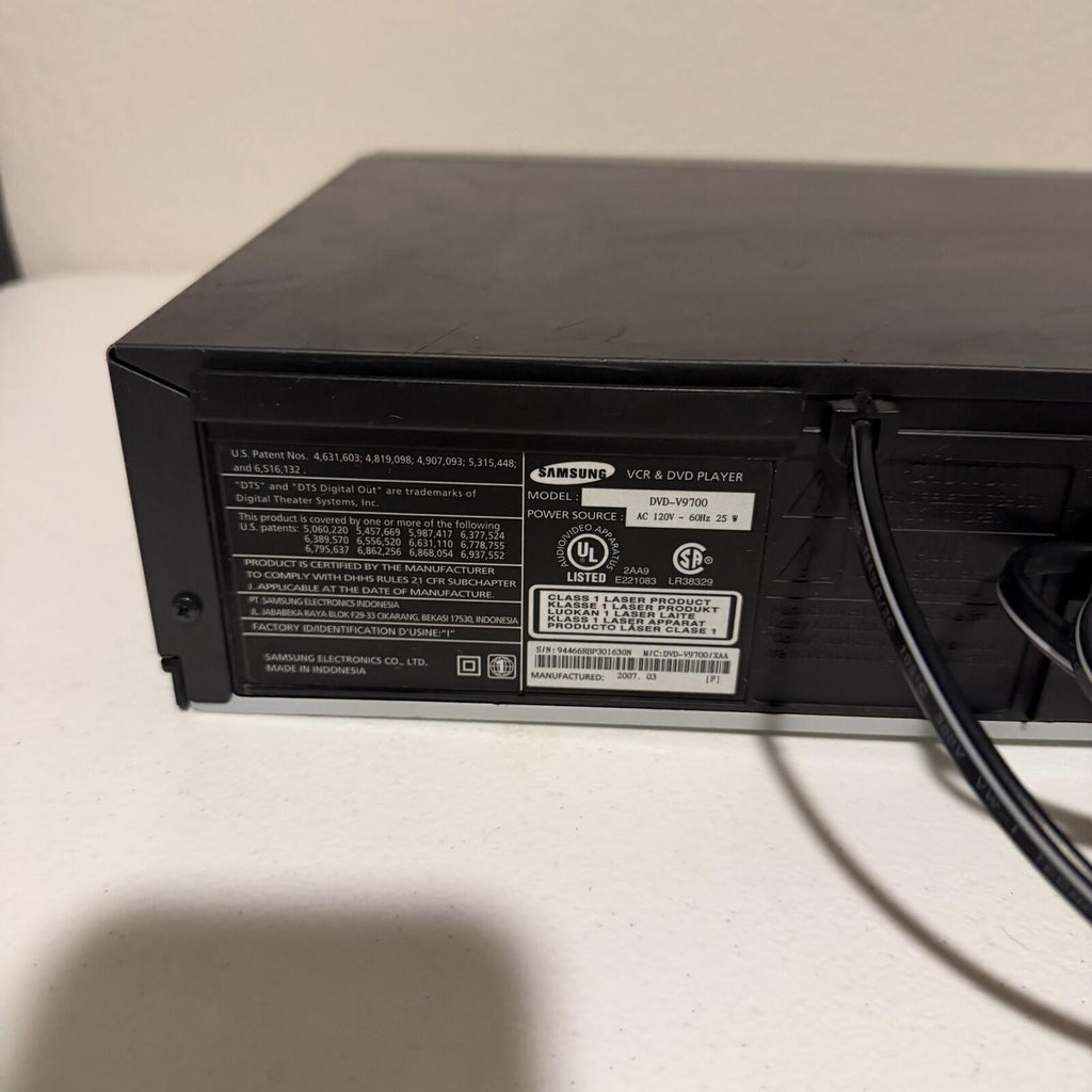 Samsung DVD-V9700 VCR & DVD Player , No Remote DVD Doesn't Work VHS Does