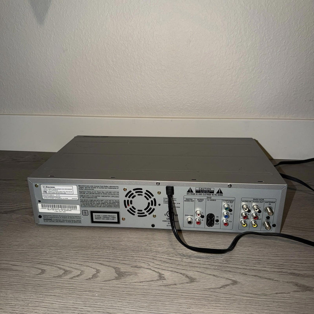 Emerson EWR20V4 4 Head Hi-Fi Stereo VHS VCR /DVD Combo Recorder No Remote
