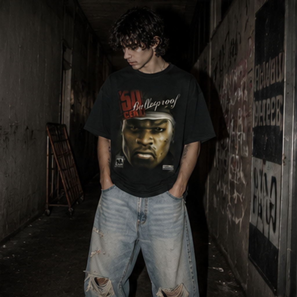 Vintage 50Cent Bulletproof PS2 T-Shirt