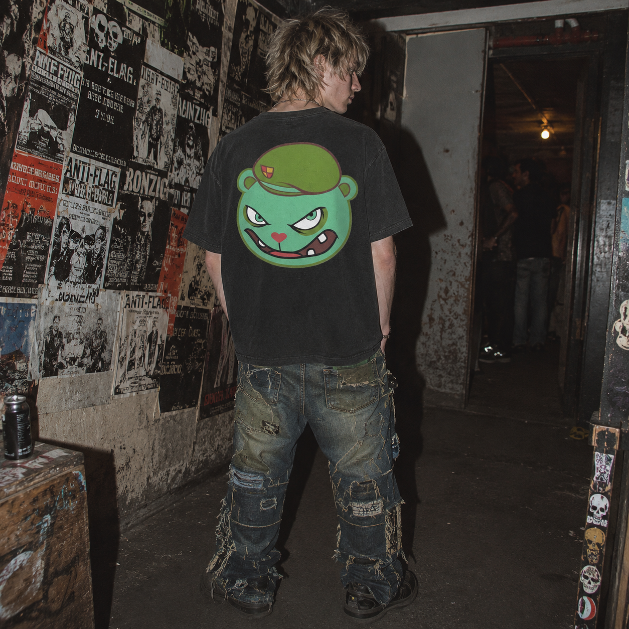 Happy Tree Friends Vintage T-Shirt "Evil Flippy"