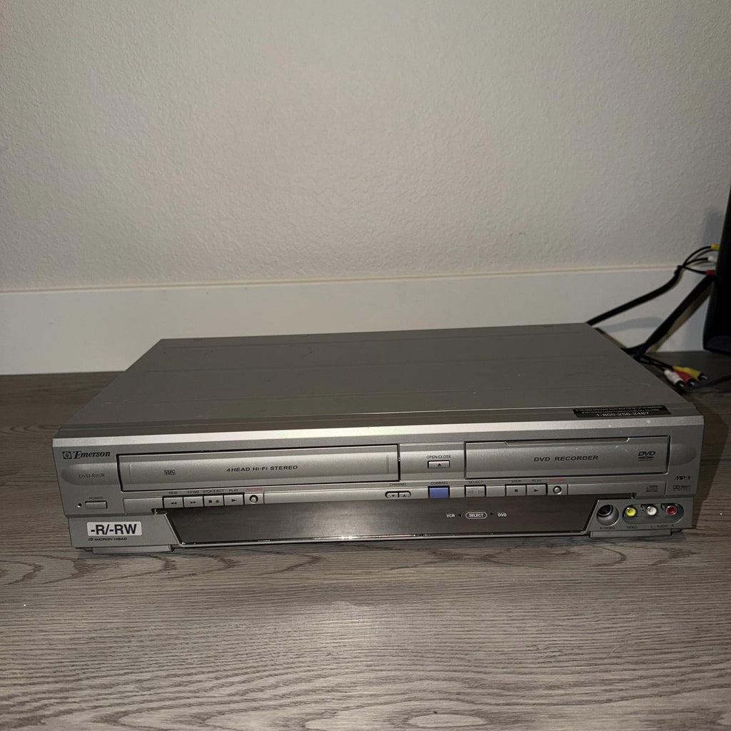 Emerson EWR20V4 4 Head Hi-Fi Stereo VHS VCR /DVD Combo Recorder No Remote
