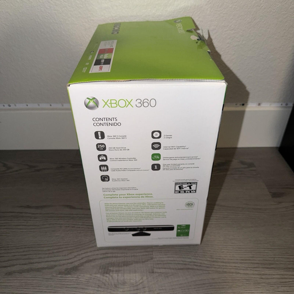 Microsoft Xbox 360 Slim S 250GB Console System Open Box 🔥 "Spring Value Bundle"