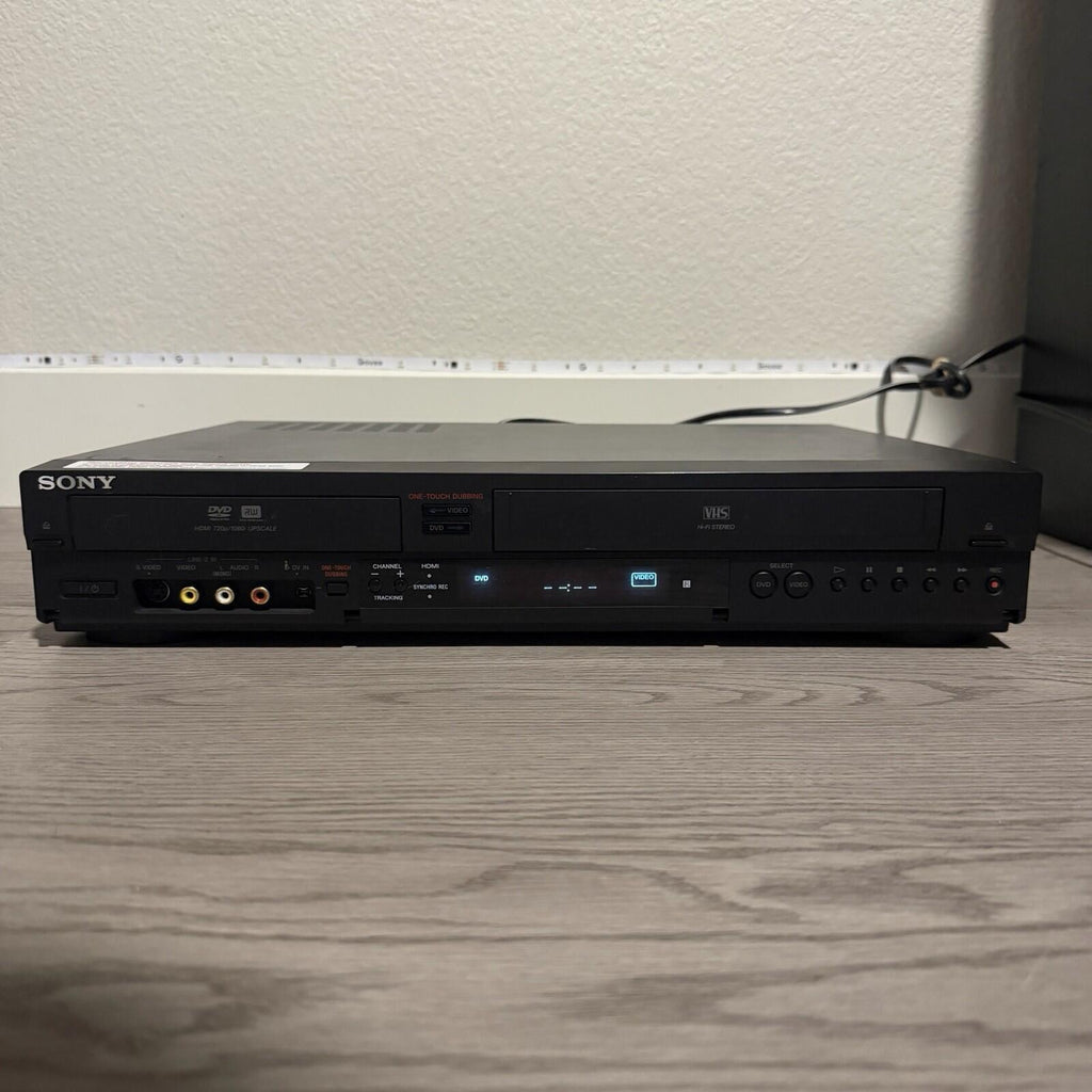 SONY RDR-VX525 DVD/VCR Recorder Player Combo HDMI No Remote Tested Working Read