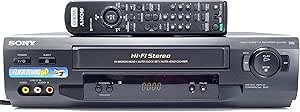 Sony SLV-N51 4-Head Hi-Fi VCR VHS Player — Tested exact product image