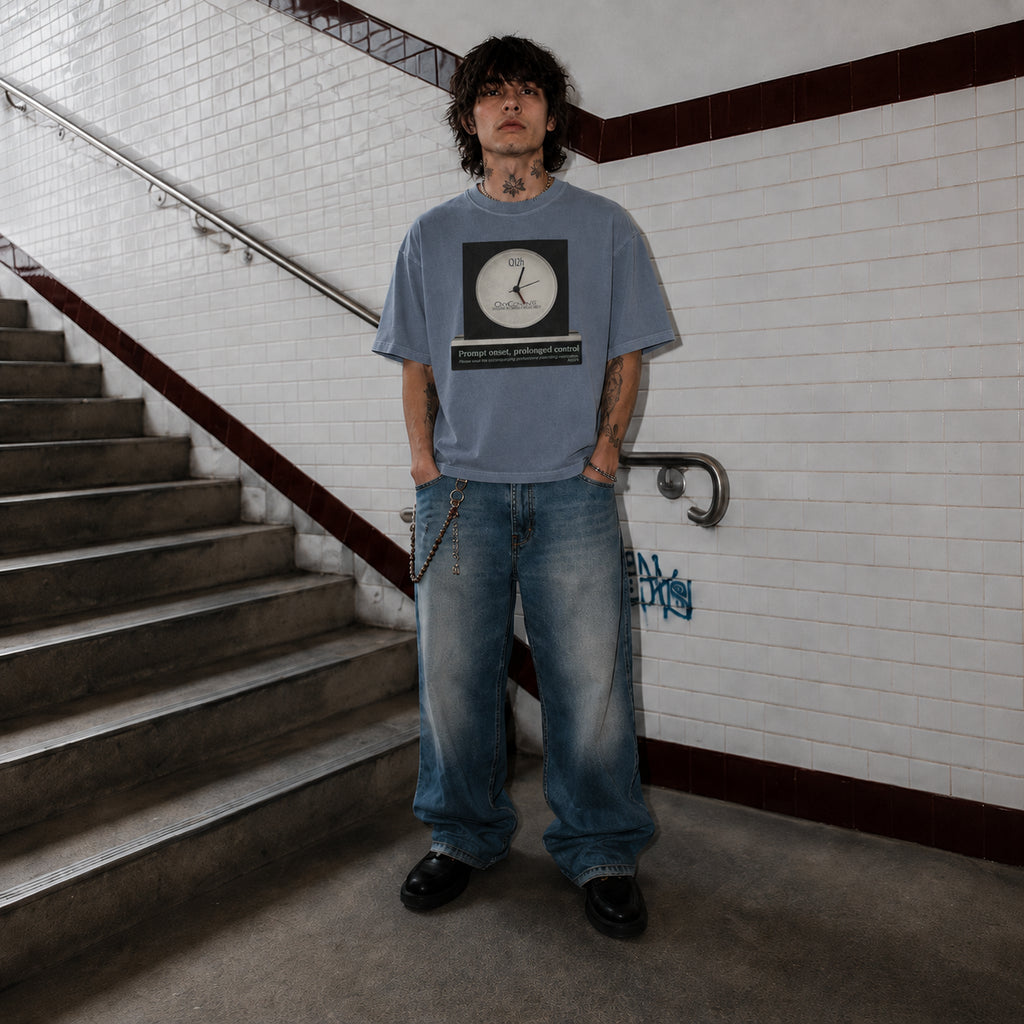 Vintage OXY PERC "promotional clock" T-SHIRT