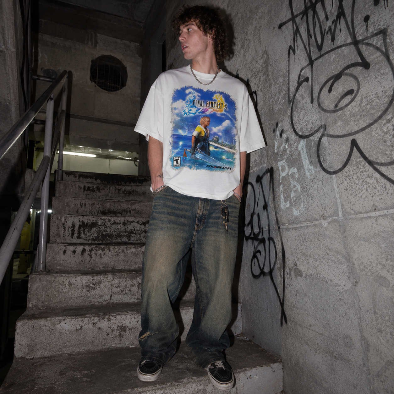 Final Fantasy X Vintage T-Shirt "PS2 Cover"