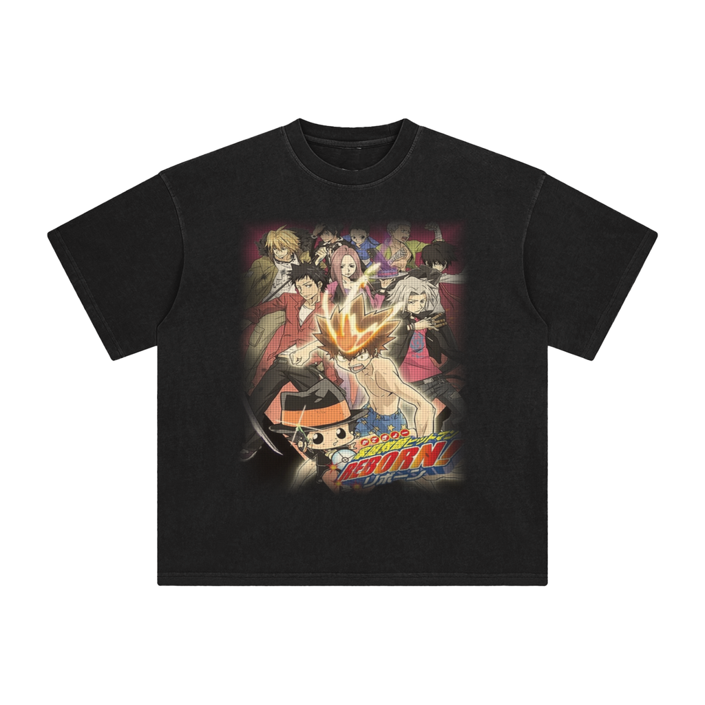 Vintage Katekyo Hitman Reborn! Vongola Dying Wish T-Shirt Y2k