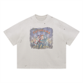 Vintage Washed Distressed Boxy Oversized T-Shirt