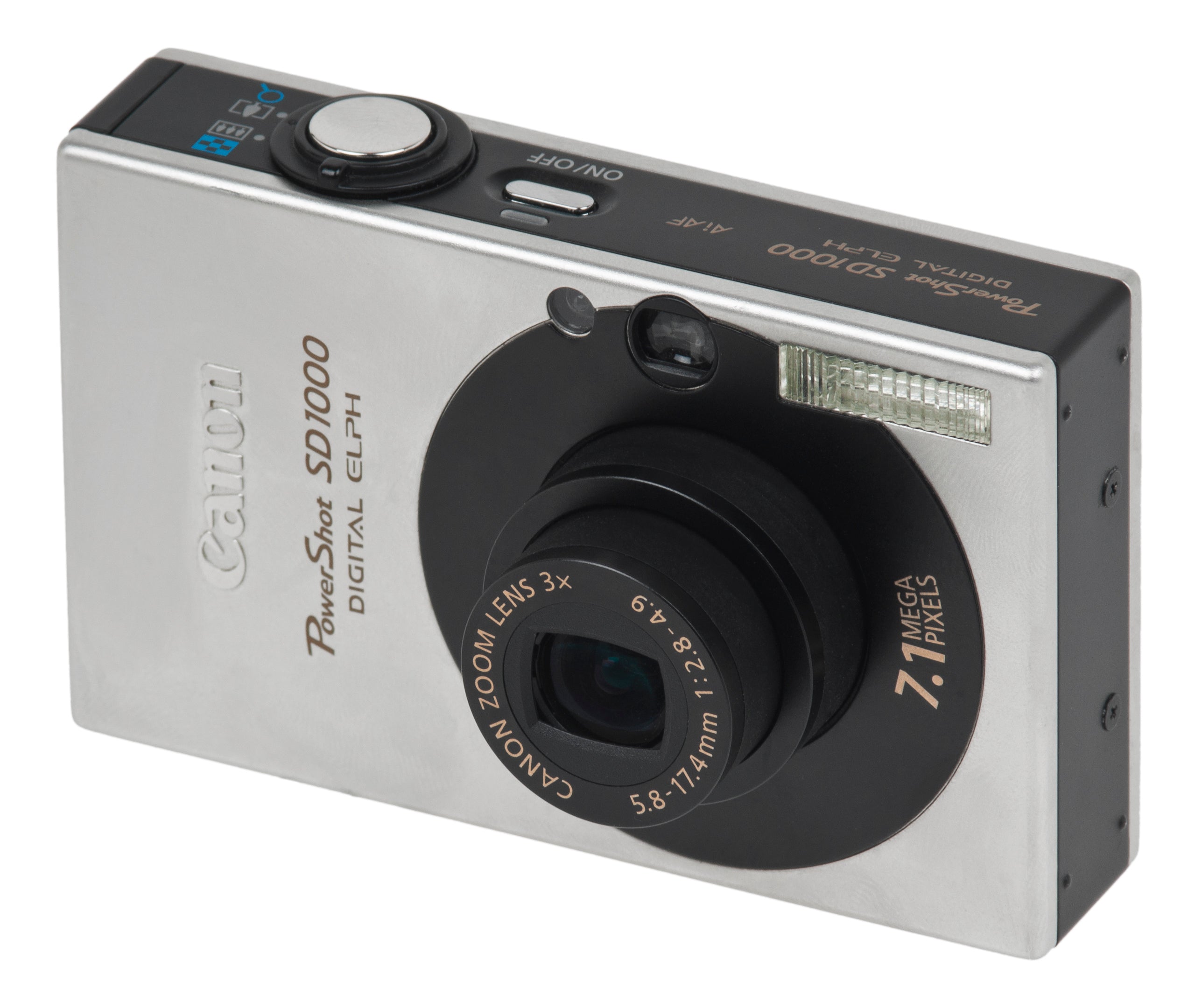 Canon PowerShot SD1000 Digital ELPH — Tested Compact Camera exact matched product image