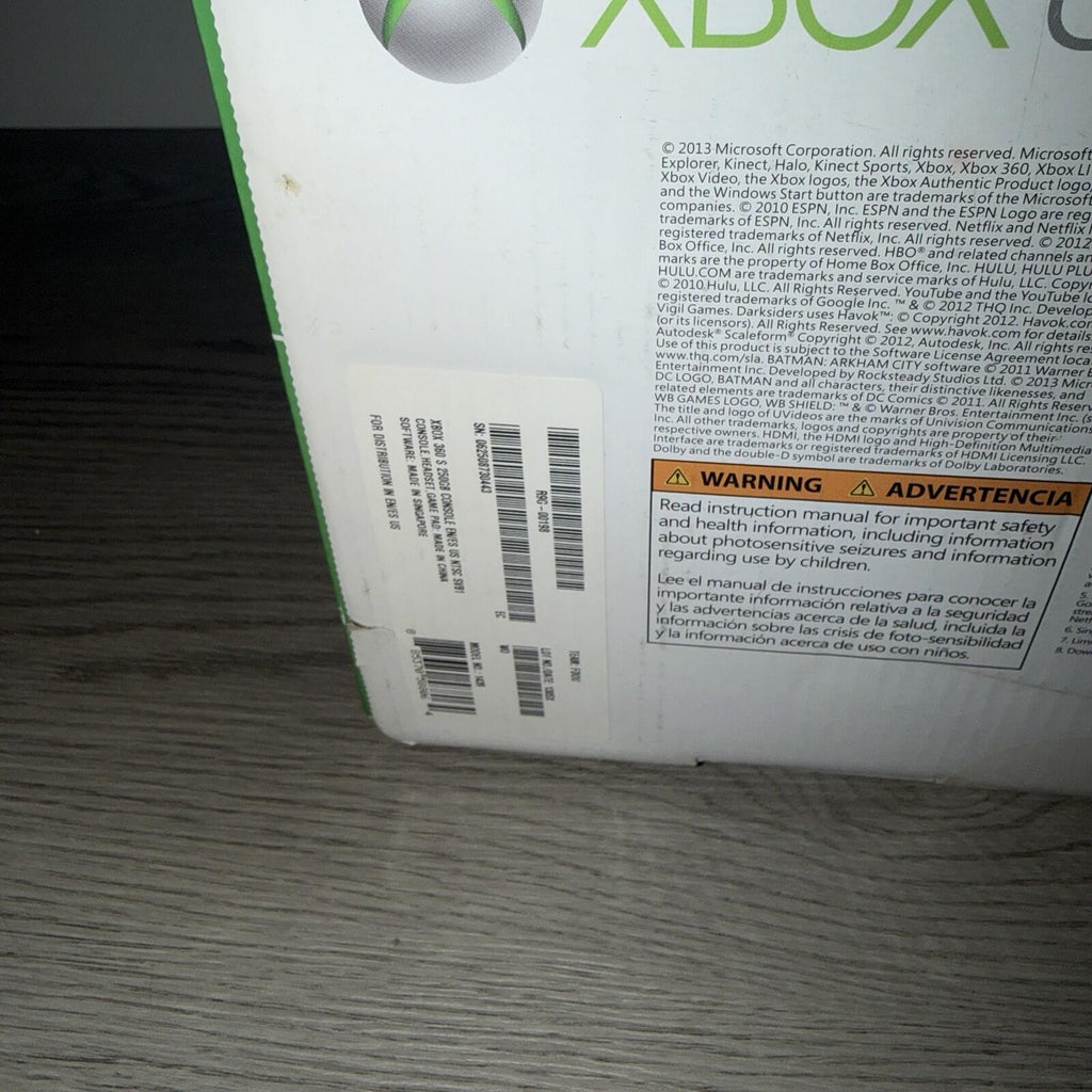 Microsoft Xbox 360 Slim S 250GB Console System Open Box 🔥 "Spring Value Bundle"