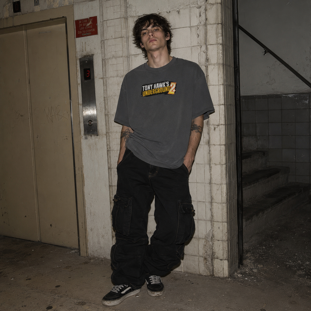 Tony Hawk Underground 2 LOGO Vintage T-Shirt