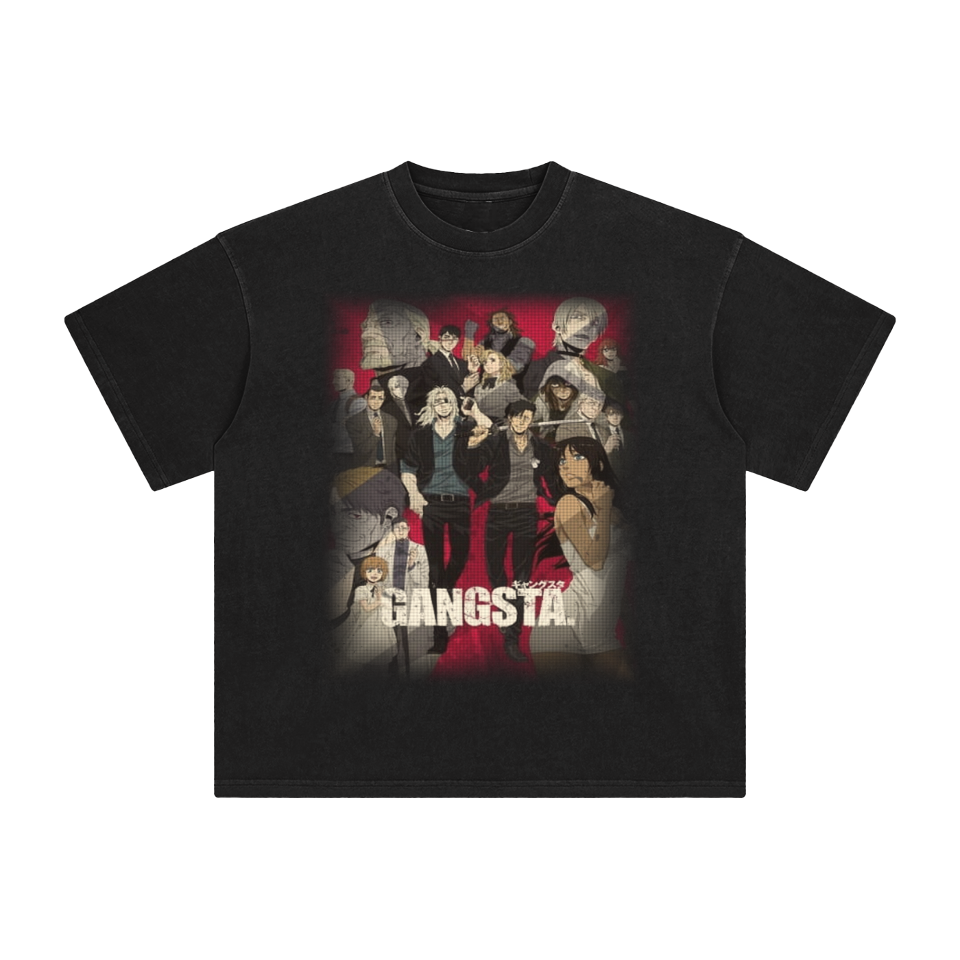 Vintage Gangsta Anime T-Shirt Y2k
