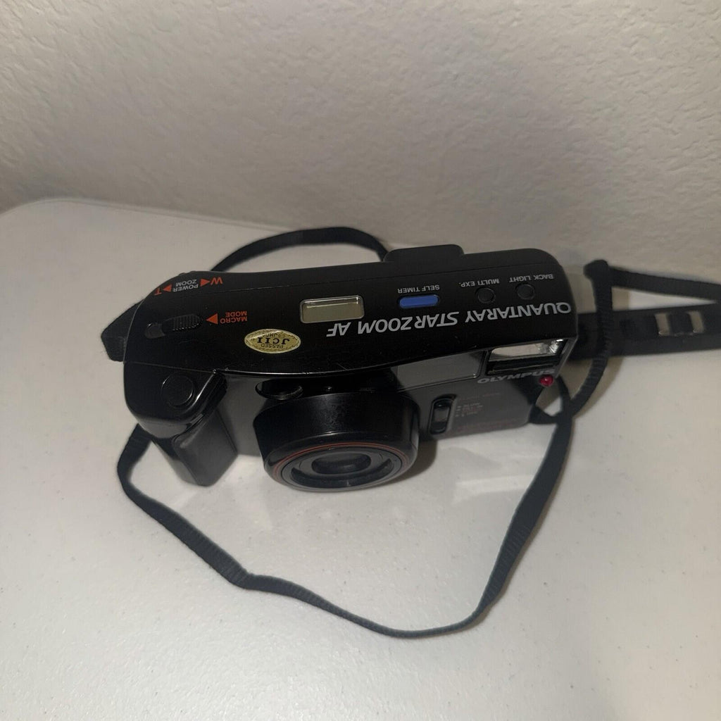 OLYMPUS QUANTARAY STAR ZOOM AF POINT & SHOOT CAMERA Film Camera Vintage