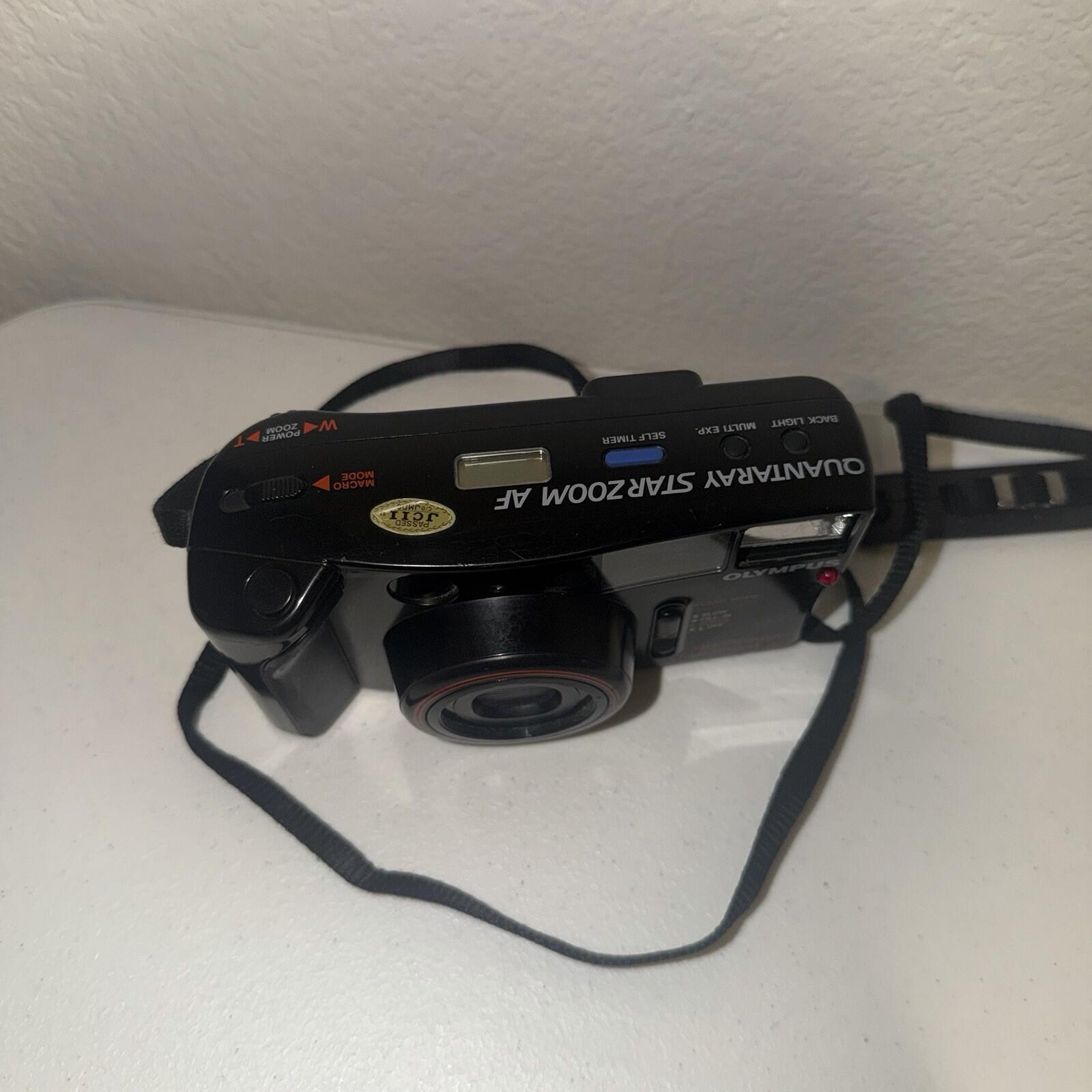 OLYMPUS QUANTARAY STAR ZOOM AF POINT & SHOOT CAMERA Film Camera Vintage